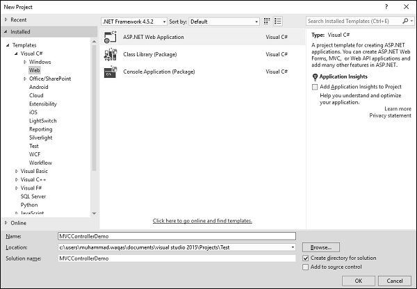 آموزش کار با کنترلر (Controller) در ASP.Net MVC