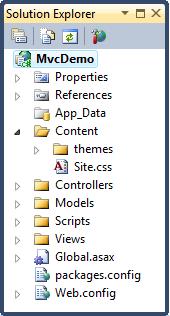 پوشه Content در ASP.Net MVC