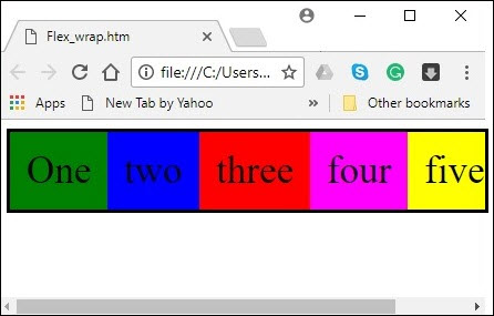 آموزش مرتب سازی متن و عناصر (wrap) در FlexBox