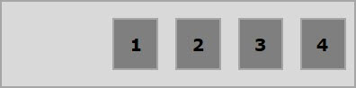 آموزش کاربرد مقدار flex-end در FlexBox 