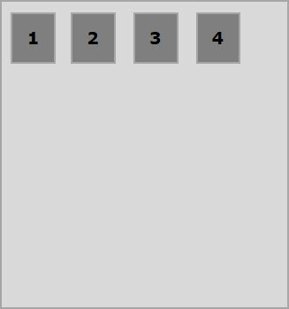 آموزش استفاده از خاصیت flex-start در FlexBox