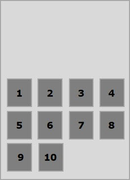 آموزش استفاده از مقدار flex-end در خاصیت align-content الگوی FlexBox