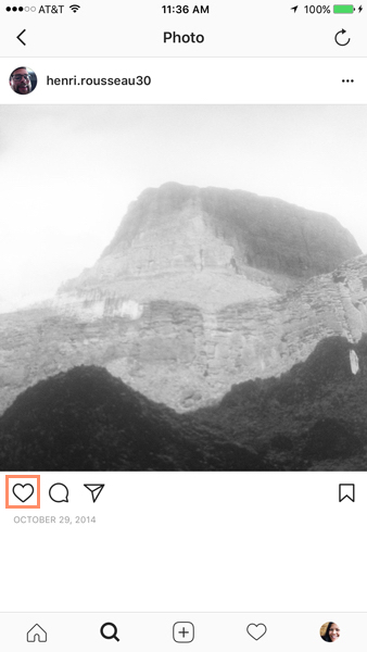 آموزش Like، نظر دادن (Comment) و اشتراک گذاری در اینستاگرام