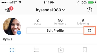 آموزش تعیین تنظیمات (Setting)  مورد نظر در Instagram