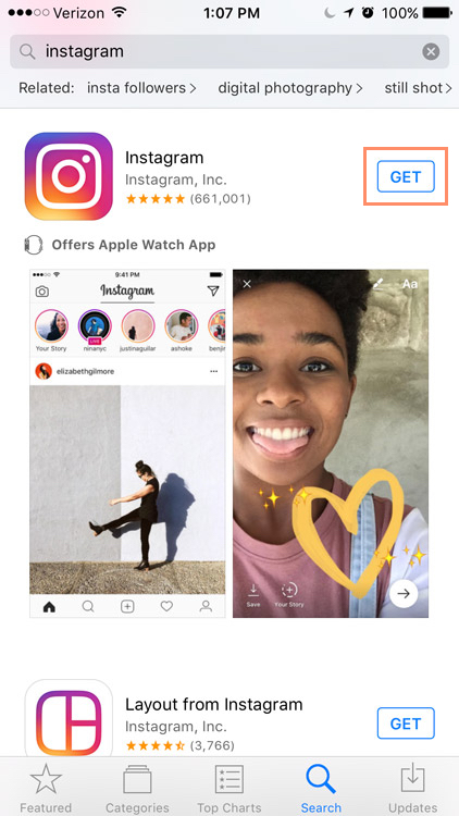 آموزش شروع کار با برنامه اینستاگرام Instagram