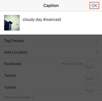 آموزش استفاده از توضیحات (Caption) و هشتگ (HashTag)