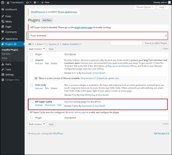 آموزش تنظیمات افزونه (Plugin) سایت وردپرس