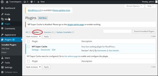آموزش تنظیمات افزونه (Plugin) سایت وردپرس